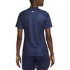 Nike Dri-FIT Soccer Jersey With Letter Print and Crew Neck Women Tops Blue DX2735-411