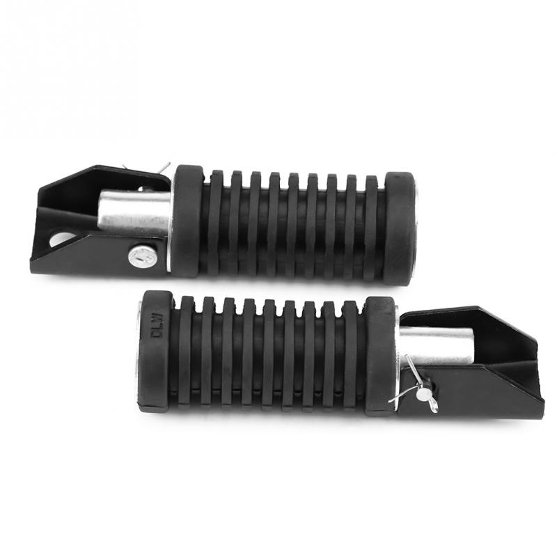 1pair Motorcycle Rear Footpegs Plate Footrest Rubber Pad Grip Cover for Suzuki 125cc GN 125 motorcycle motocross New