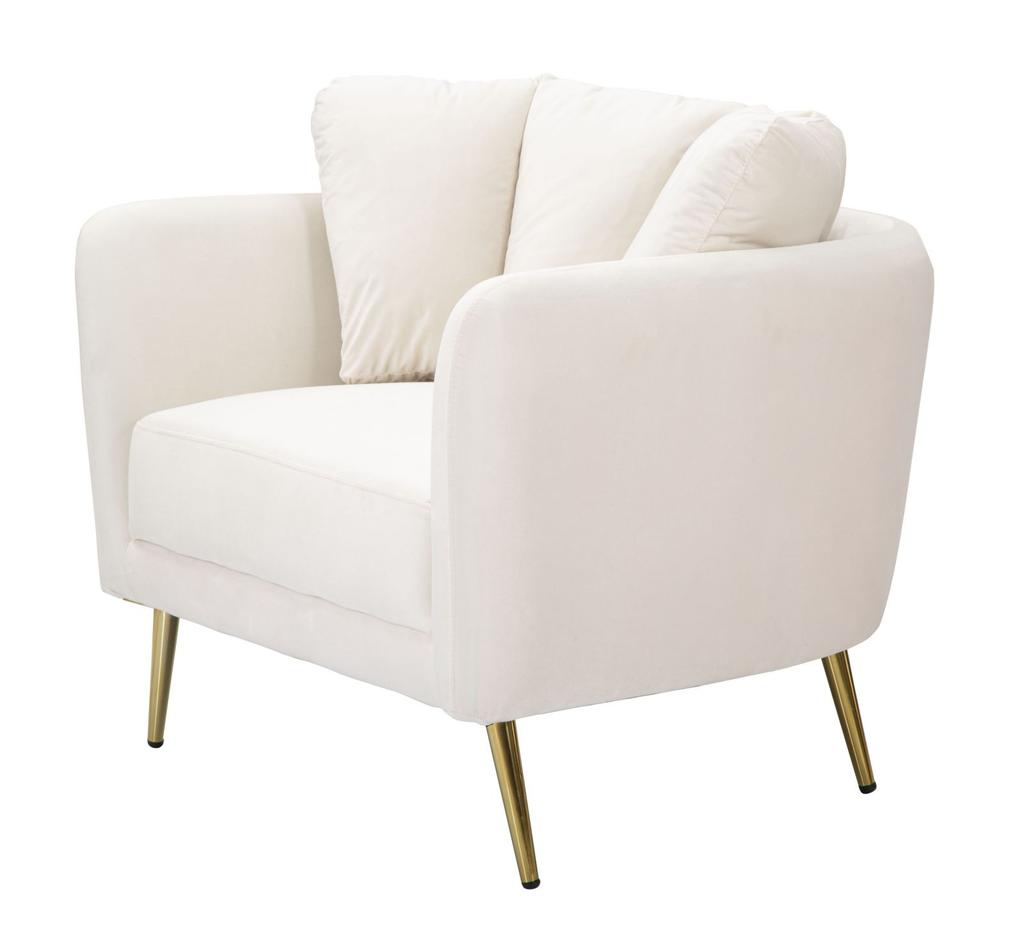 Armchair Kiev Cream Cm 88X77X74