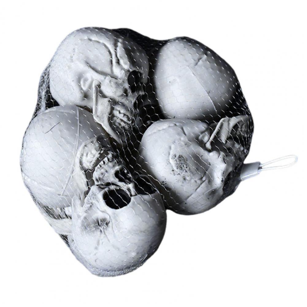 Horror-themed Home Decor Realistic Skulls Pendant Table Decor Set for Halloween Bar Home Party Spooky Skeleton for Decoration