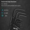 TOPFORZA Metric Ball-End Hex Key Set