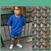 Outfit Patriotic Kid Short Sleeve Shorts 2piece Set For Boy And Girl