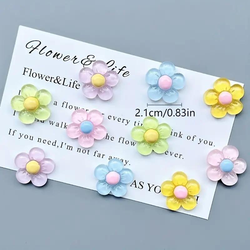 Cute Flower Decorative Refrigerator Magnets Personalized Office Whiteboard Storage Cabinet Magnets