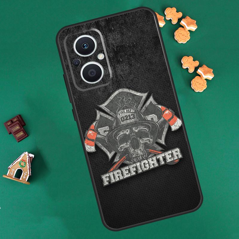 Firefighter Heroes Case For OPPO Reno 14 13 12 11 F 10 Pro 8T 8 7 Lite Cover For OPPO Find X8 X6 X5 X9 Pro Coque