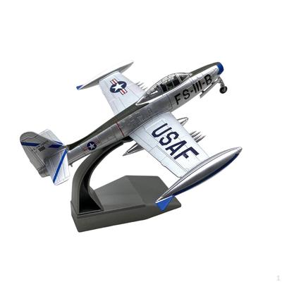 1/72 F-84 Jet Fighter Model Diecast Airplane Simulation with Display Stand Commemorate Aircraft