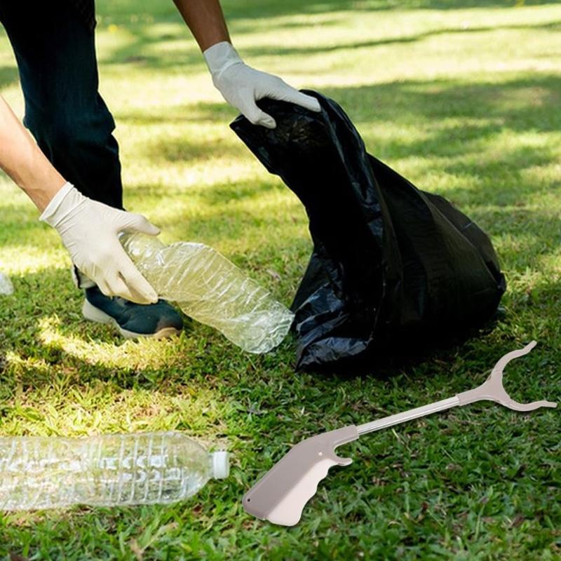 Strong Metal Holding Tool With Textured Rubber Ends Comfortable Handle For Secure Hold Indoor Outdoor Tasks