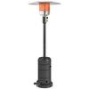 Outdoor Terrace Heater, Portable Gas Patio Heater 11 KW Adjustable Heating Levels 82x82x223cm Black