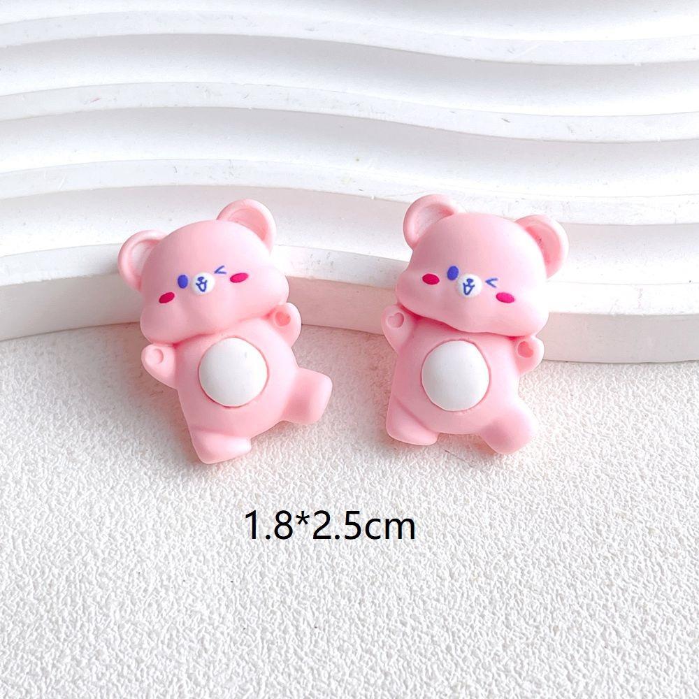 Cute Resin Accessories For Diy Jewelry Making Cartoon Animals Cream Gel Phone Case Creative Fridge Magnet
