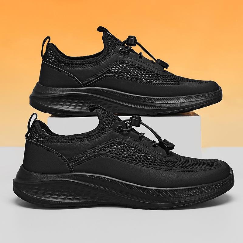 

Large Size 48 Casual Shoes For Men Breathable Walking Sneakers Male Summer Lightweight Sport Running Shoes Man 39 чорний