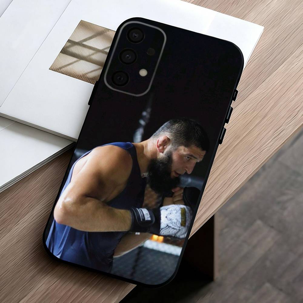 

K-Khamzat C-Chimaev-v phone Case For Samsung Galaxy A73,A72,A71,A70,A53,A52,A51,Others Soft Black Shell Samsung a73 5g