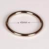 Stainless Steel Smooth Round Cockring Prolong Maintain Erection Adult Sex Toy
