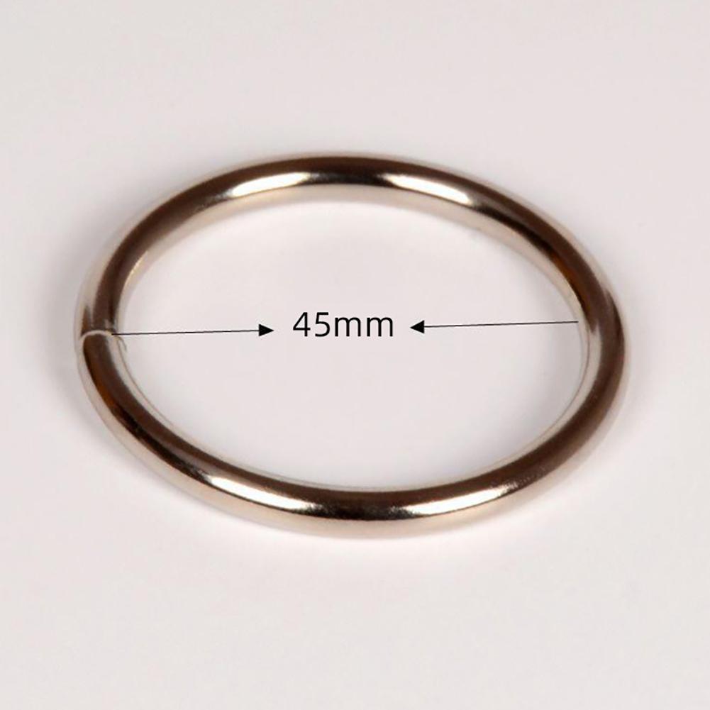 Stainless Steel Smooth Round Cockring Prolong Maintain Erection Adult Sex Toy