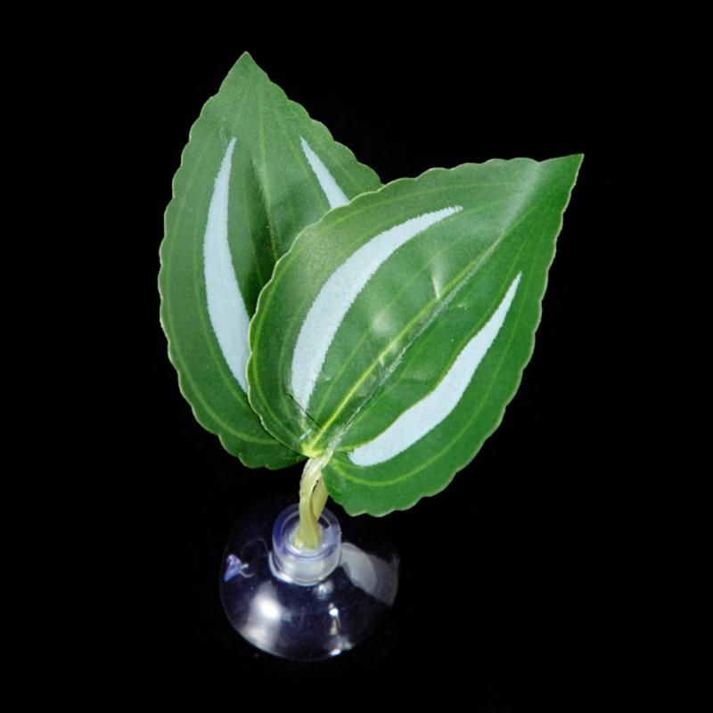 Betta Fish Leaf Bed Simulation Leaf Hammock Bed Rest Habitats Fishtanks Spawning Grounds Suction Cup Leaf Resting Bed