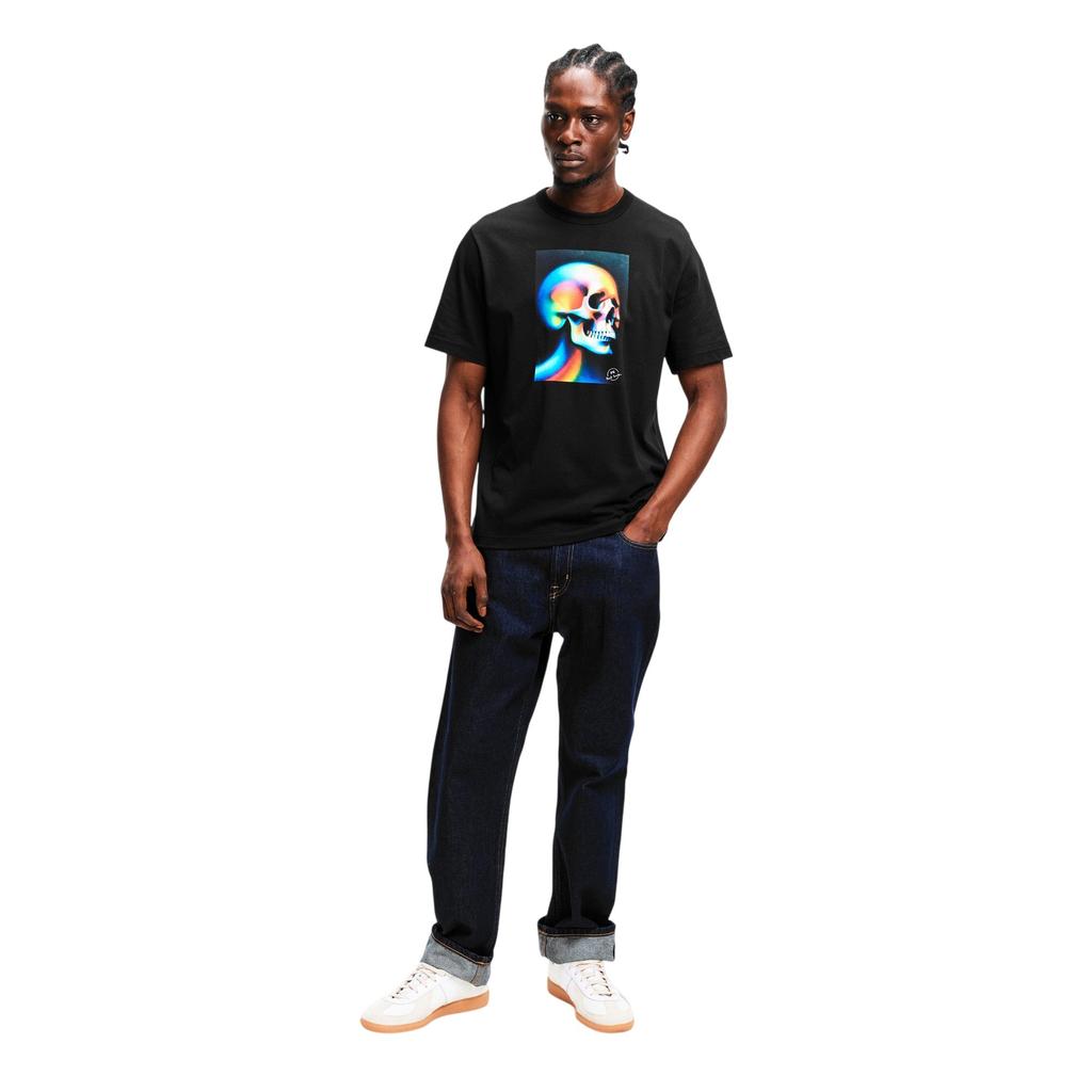 Paul Smith Mens Graphic Skull Organic Cotton T-Shirt
