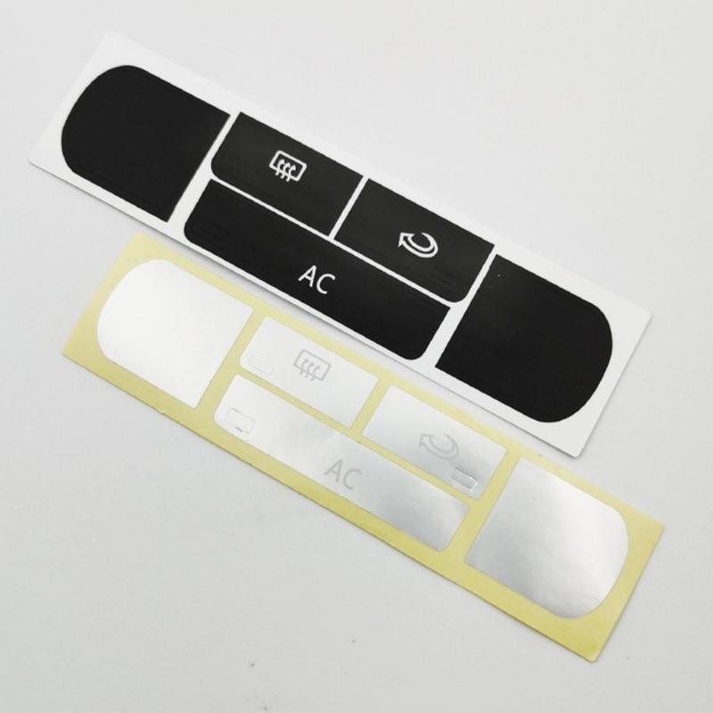 High Temperature Resistant Air Conditioner Control Panel Decals Sticker Labels Anti Fade PET Film Easy Installation
