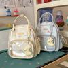 Schoolbag high value Japanese pain bag ins wind large capacity backpack girl travel small backpack multi-functional messenger bag tide