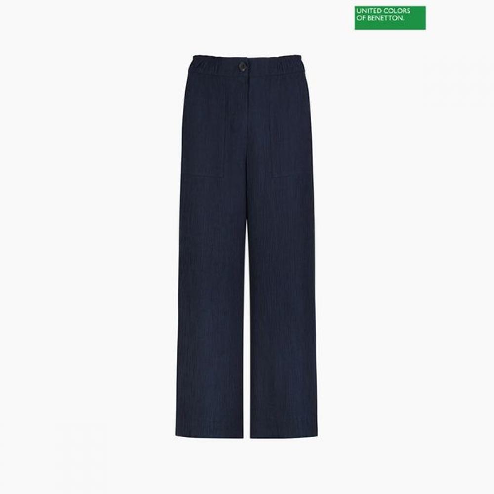 

[Benetton] Benetton Viscon Pants Baptb1531 NY_navy/44