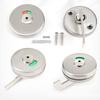 Multipurpose Brushed Stainless Steel Bathroom Door Latches Set Featuring Intuitives Status Display for Bathrooms