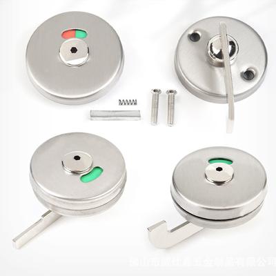 Sturdy Stainless Steel Bathroom Door Handle Set With Indicator Convenient for Easy Installation And Modern Look