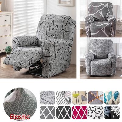 4 Pieces/Set Recliner Print Sofa Cover Stretch Lazy Armchair Slipcovers Couch Covers For Living Room Decor