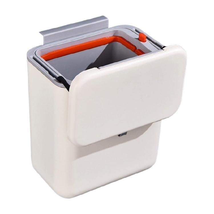 Under Sink Compost Bin 9L Large Capacity Hanging Trash Can for Efficient Waste Management