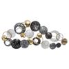 Atmosphera Wall Decoration Metal Circles 93x43 Cm Grey