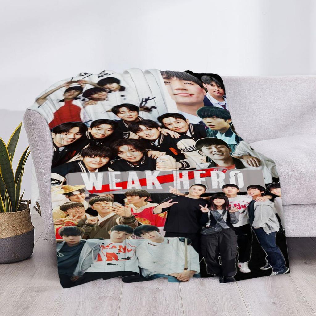 Weak Hero Bed Blankets & Throws Sofa Throw Blanket Luxury Home and Decoration Human Made School Knee Halloween Custom Anime Cute