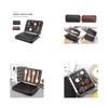 Versatile 8 Slot Travel Watch Box Classic Pu Leather Storage Case For Timepieces