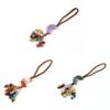 Crystal Moonstone Car Pendant Handmade Beaded Tassel Gift For Car Interior Decor