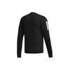 adidas Neo Men's Black Casual Knit Letter College Retro Sports Sweatshirt