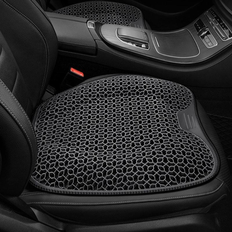 1pc Gel Seat Cushion - Honeycomb Design for Car/Office | Breathable & Machine Washable Pad, Ergonomic Support & Lightweight