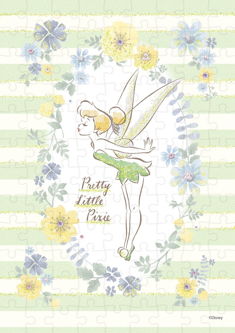 

Epoch Jigsaw Puzzle Disney Tinker Bell Fairy Green x Includes and Decorative Pieces 108-Piece - - (18.2 25.7 cm) 72-005, Glue, Spatula,