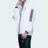Adidas Neo Branded Windbreaker With Hood And Long Sleeves Men Outerwear White GK5869