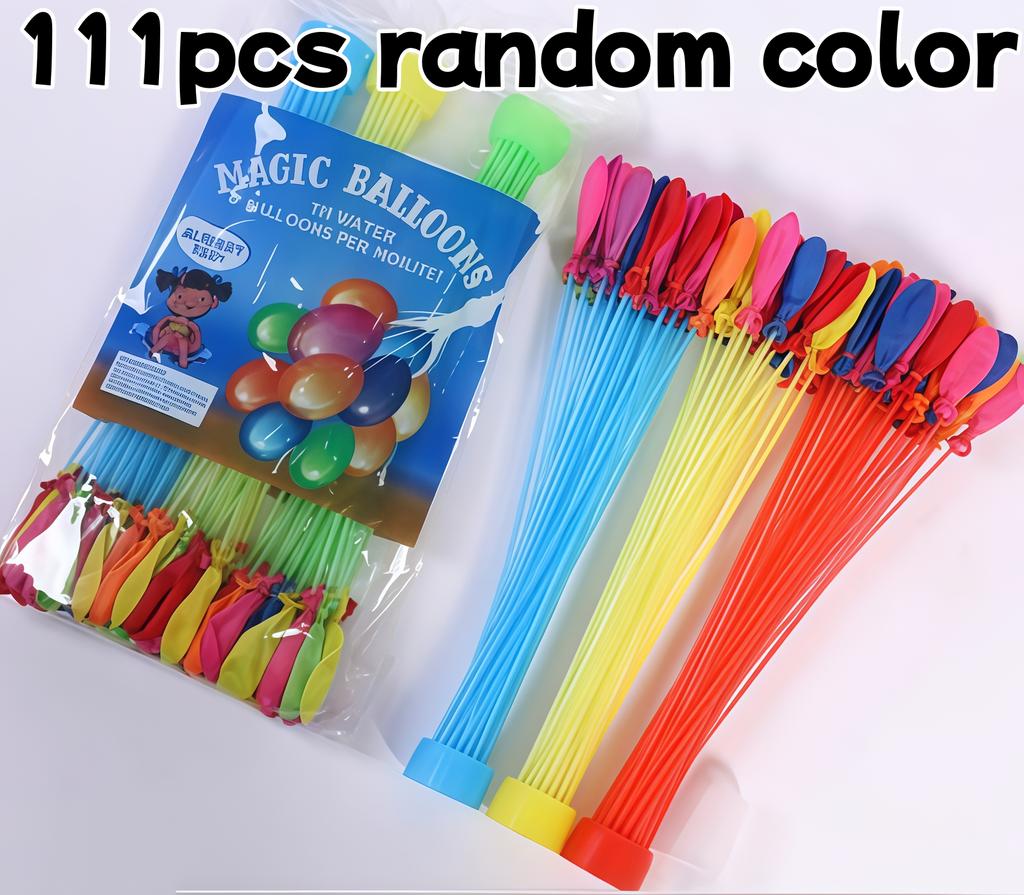 111PCS/Bag Water Balloons Funny Outdoor Team Toy Water Bombs Pool Party ToysBalloon Bundle Water Balloons Bombs Novelty Toys