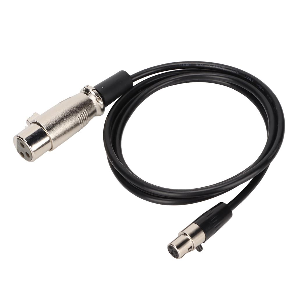 XLR Cable XLR Female to Mini XLR Female 3.3ft Microphone Cable for AKG K240 K240S K240MK II K141 Headphones