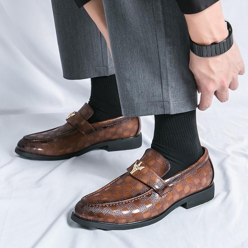 Mens Loafer Slip-On Dress Shoes Business Formal Wedding Office