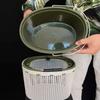2-in-1 Fishing Box Detachable Fishing Draining Basket Durable Fishing Bucket  Camping