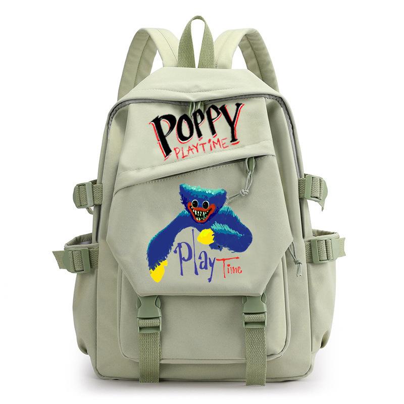 Poppy Waterproof Women's Backpack Girl Schoolbag Large Capacity Travel Leisure Shoulder Bag