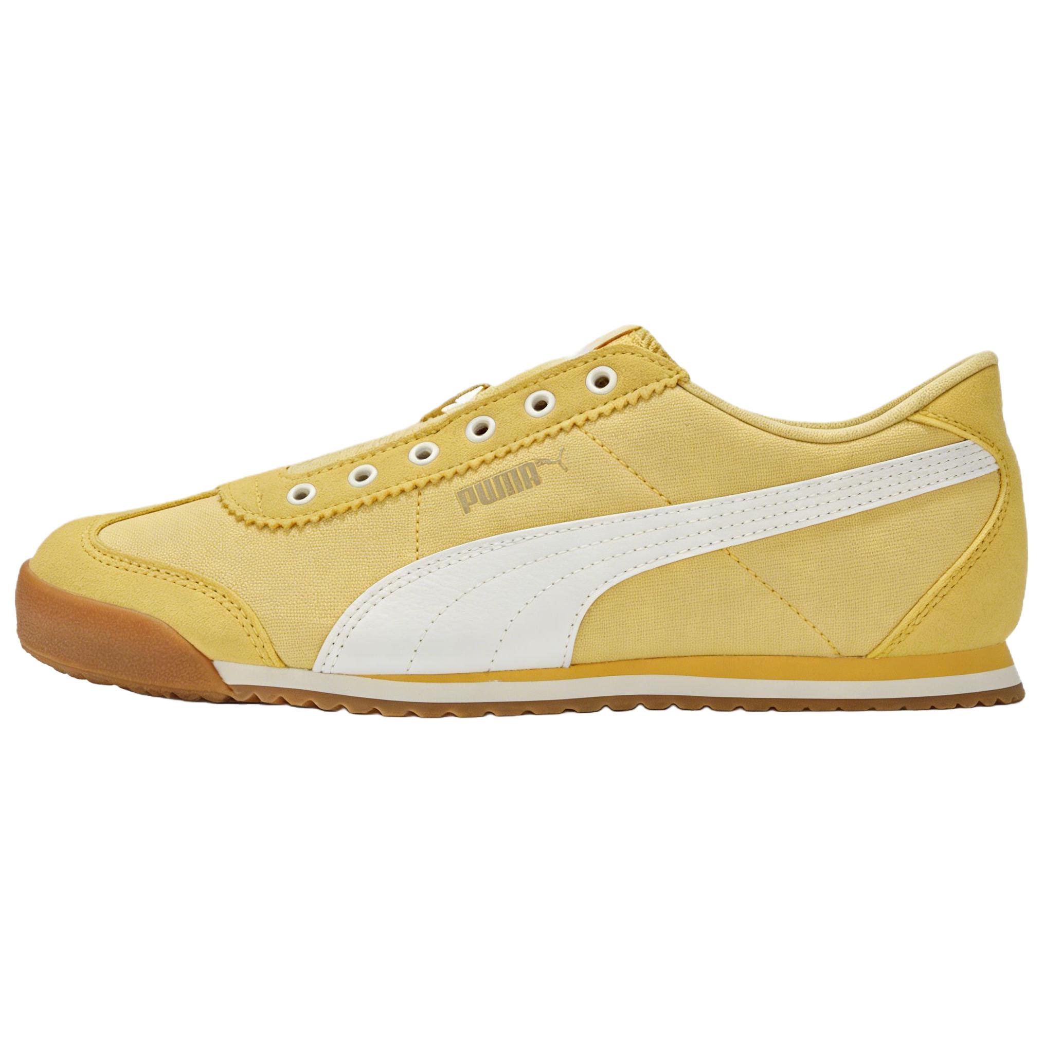 Puma Turino 2 Comfortable Fit Low-Top Lifestyle Sneakers Unisex sneakers Light-Yellow White 408704-03 37