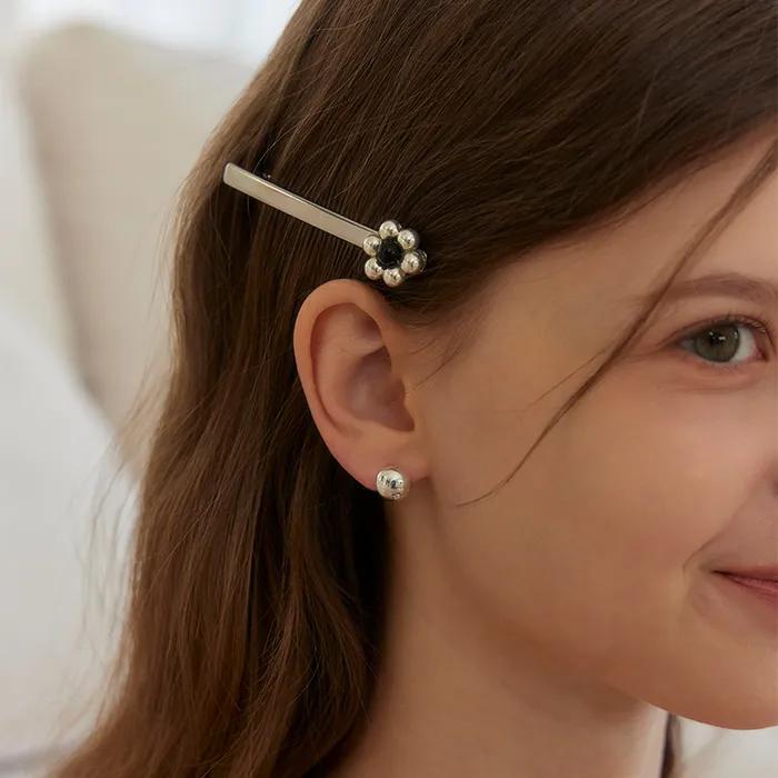 Flower bead hairpin