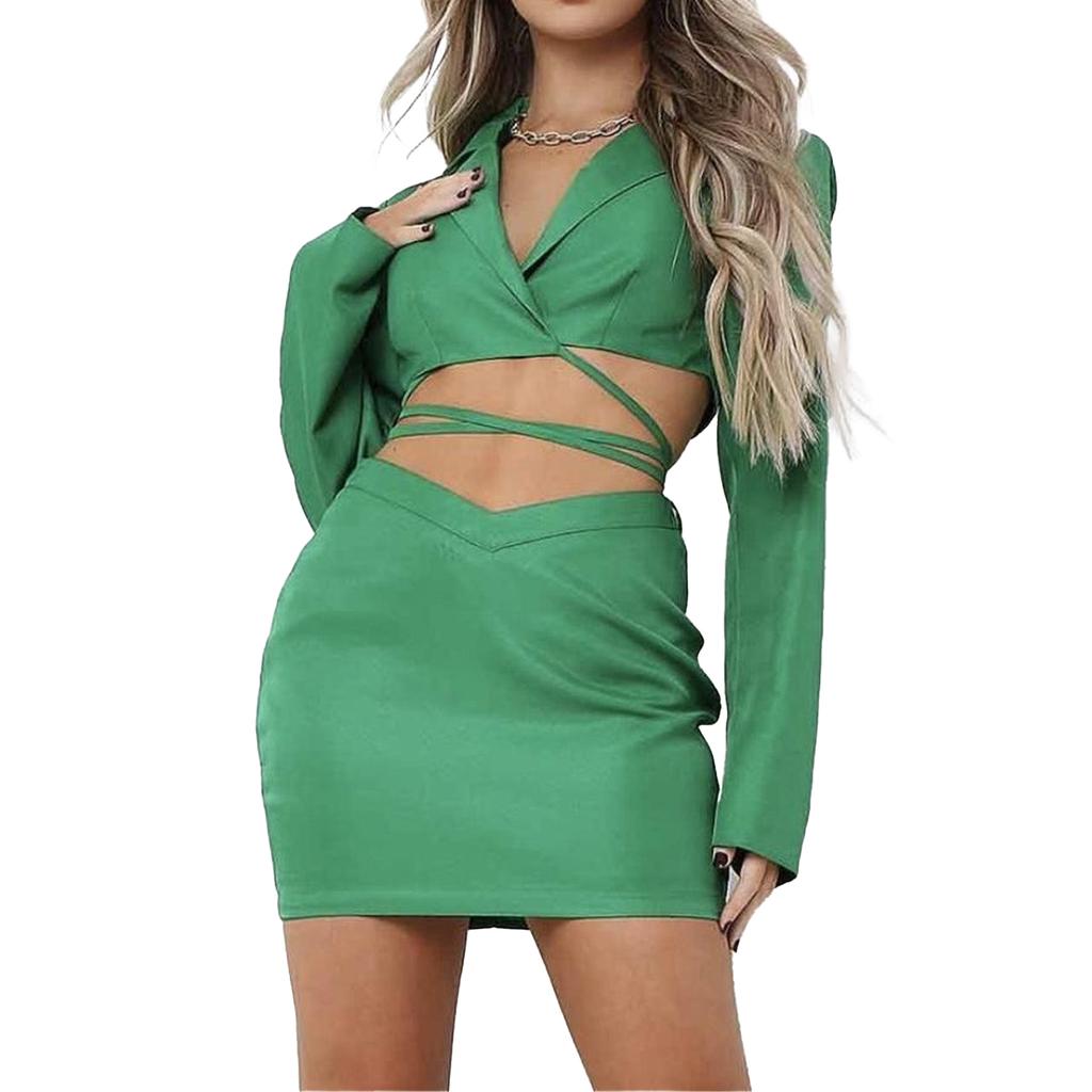 Missy Empire Womens/Ladies Cut-Out Waist Mini Skirt