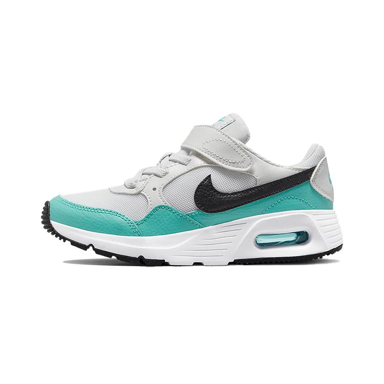 

new Nike Air Max SC Slip-Resistant Cushioning Wear-Resistant Kids Lifestyle Shoes Gray Blue Children Aged 3-7 Years Old 28