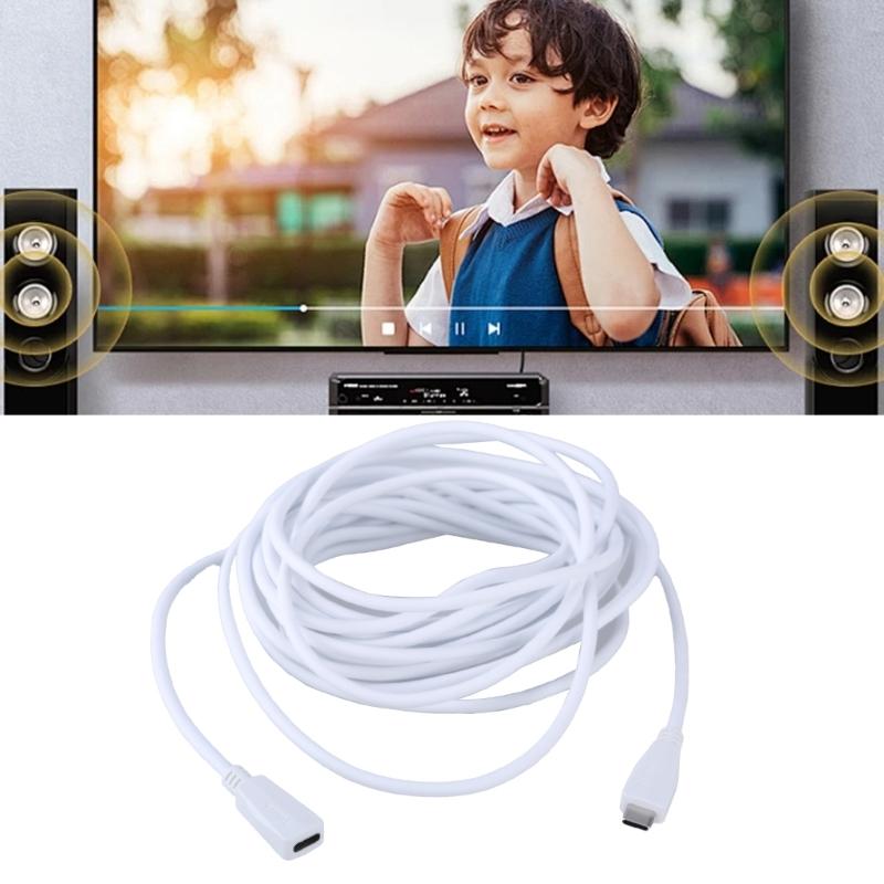 USB C Extension Cable USB C to USB C Male to Female Type C Extender Cord Charging 480mbps Transfer for Tablet Phone