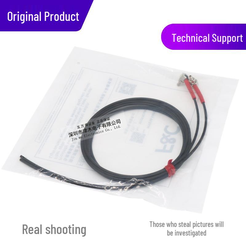 Original FFTC16-310TZ L-Shaped Right Angle Elbow Fiber Optic Sensor, Through-Beam, 16-Core