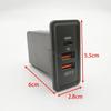 12V/24V Modified Charging Socket Power Outlet Switch Car Dual USB Charge QC3.0 Phone Charger Adapter For VW Golf 7 Accessories