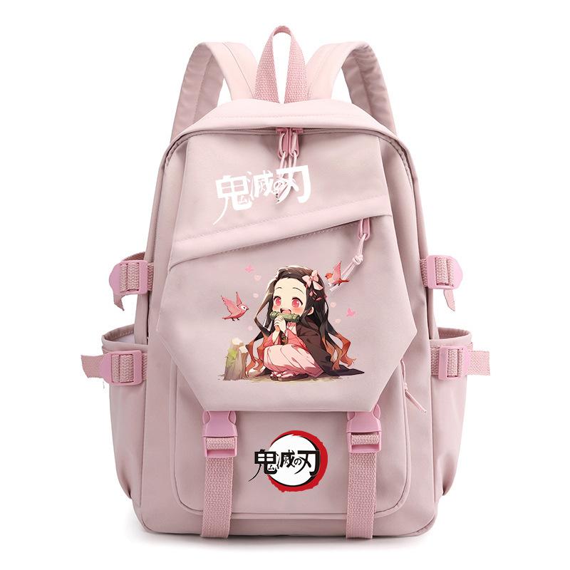 Japan Cartoon Comics Demon Slayer Instagram Backpack, Japanese Retro Style, Large Capacity Student Backpack 0016 KTB