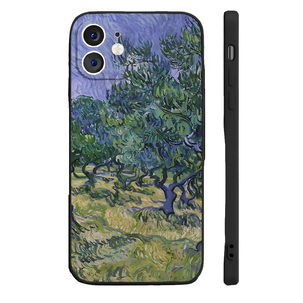 

Чехол для телефона Art Van Gogh Starry Sunflower силиконовый мягкий для iPhone 16 15 14 13 12 11 Plus Pro Max Plus For IPHONE 15PROMAX