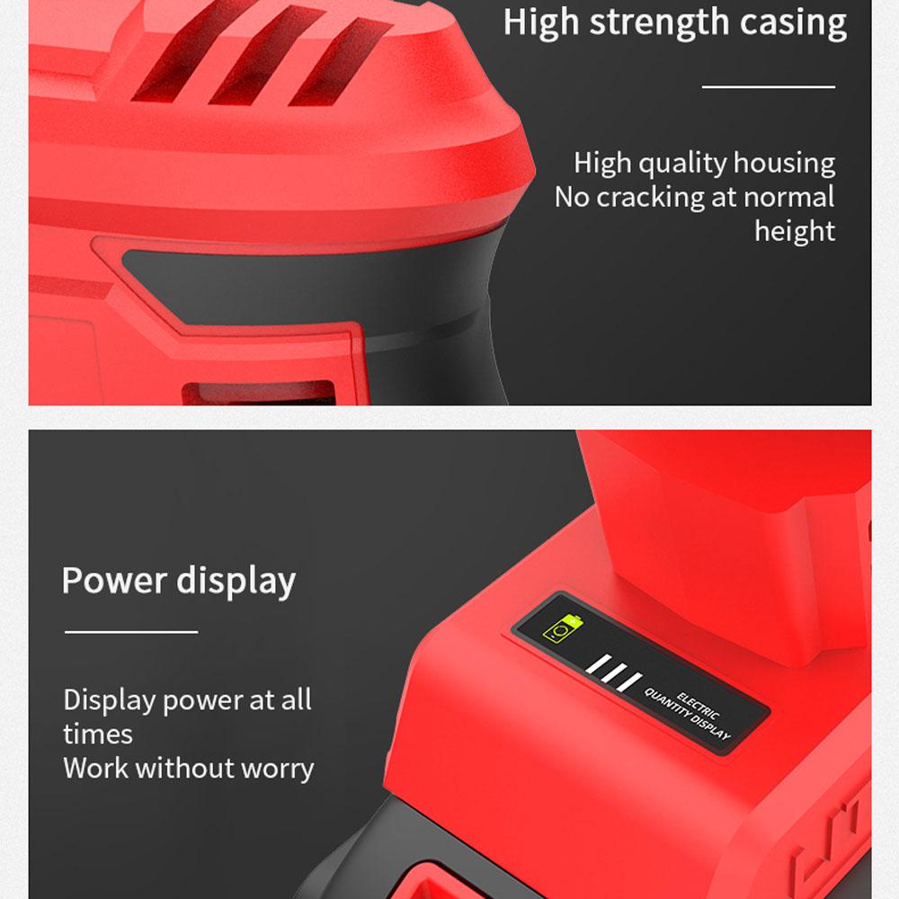 NAWIN 300N/M Cordless Rotary Hammer Brushless Copper Motor Rechargeable Hand-held Electric Tool Hammer Impact Drill