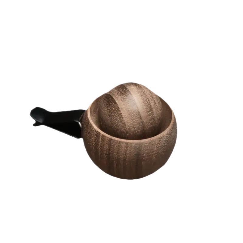 Mini Wooden Fragrance Oil Diffuser Natural Scent Aroma Diffuser For Car Bedroom Living Room Bathroom Air Freshening Accessory