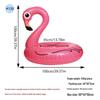 Thickened Adult Flamingo Inflatable Swim Ring & Water Toy